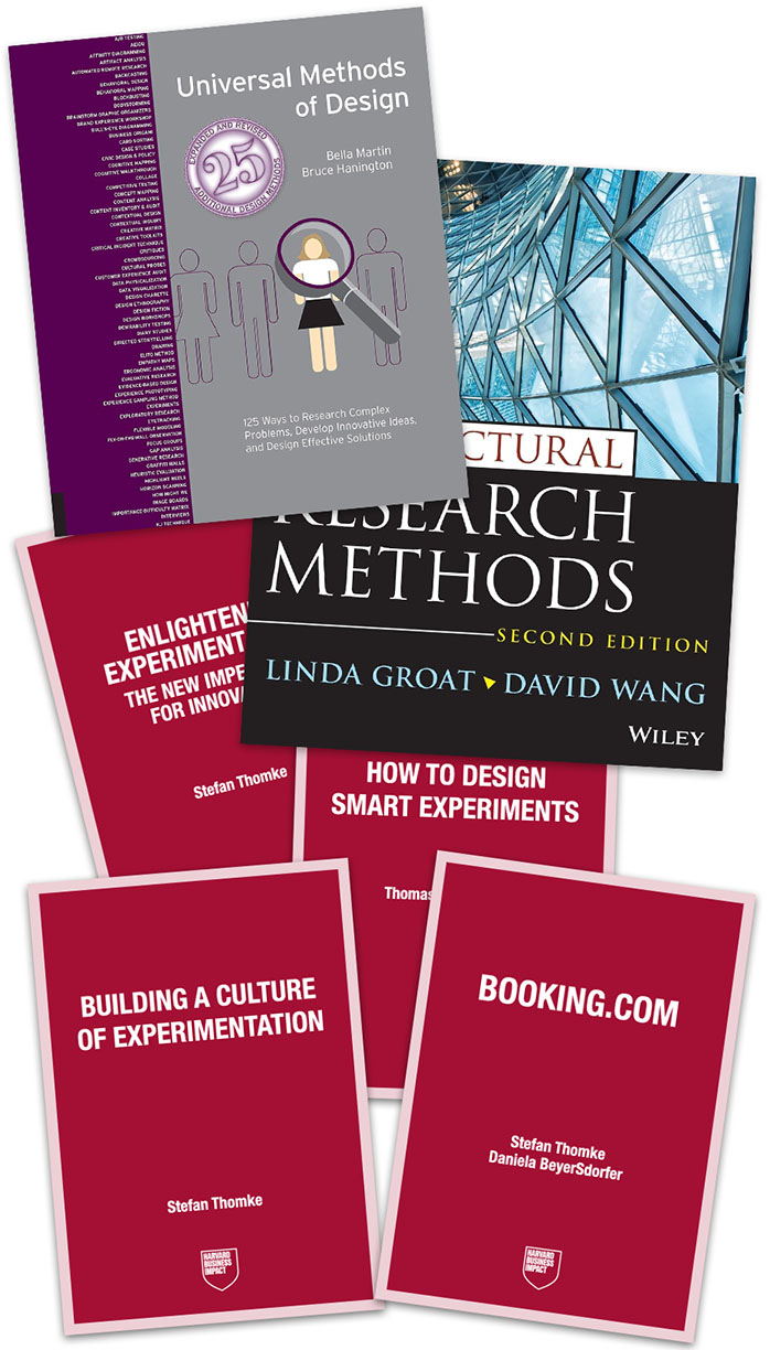 four books and articles about design research